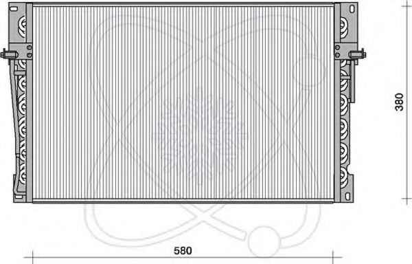 Конденсатор, кондиционер ELECTRO AUTO 30X0008