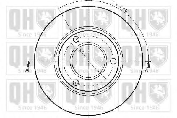 Тормозной диск SEBRO 5280