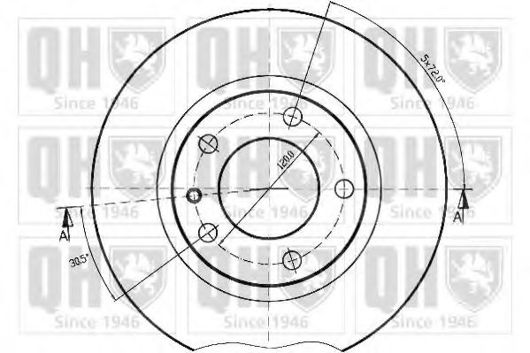 Тормозной диск BACHMANN 0313
