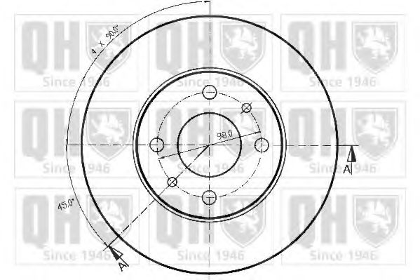 Тормозной диск BACHMANN 0519