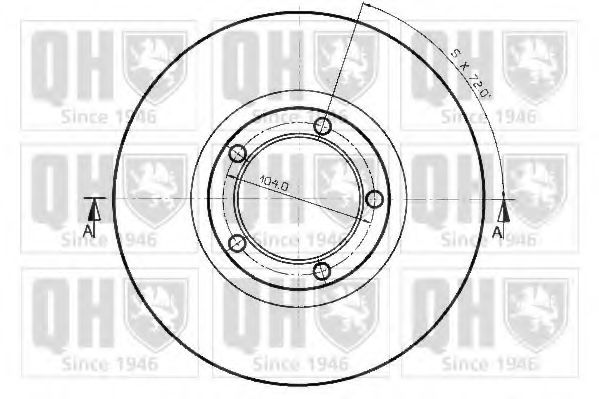 Тормозной диск AE ADC44315