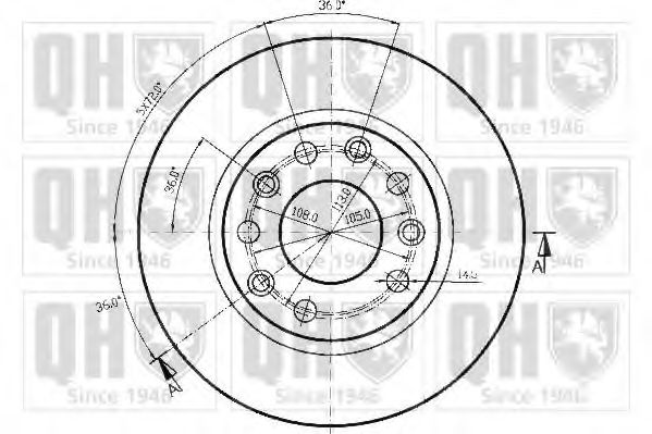 Тормозной диск PAGID 52811