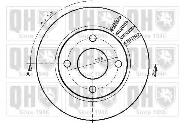Тормозной диск BACHMANN 0619