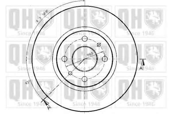 Тормозной диск BRAKE PARTS INC. 955099