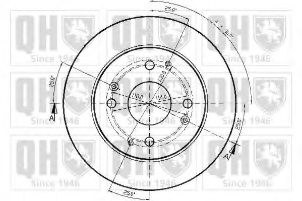 Тормозной диск AE ADH24325