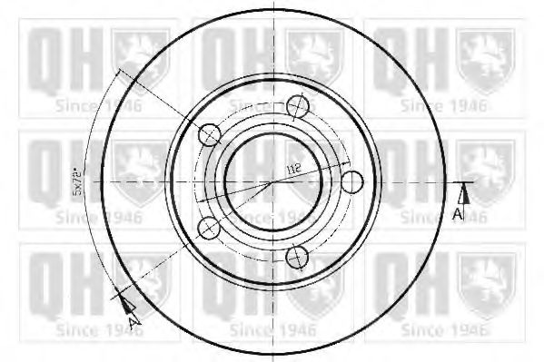 Тормозной диск BENDIX 345121