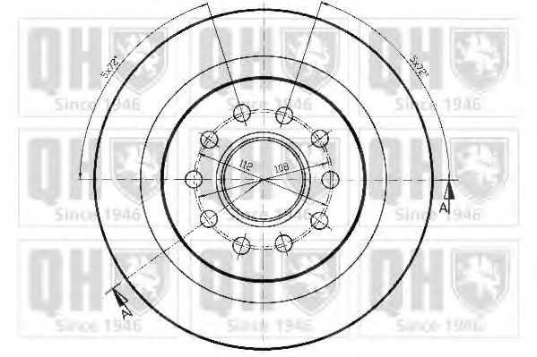 Тормозной диск BRAKE PARTS INC. 955270