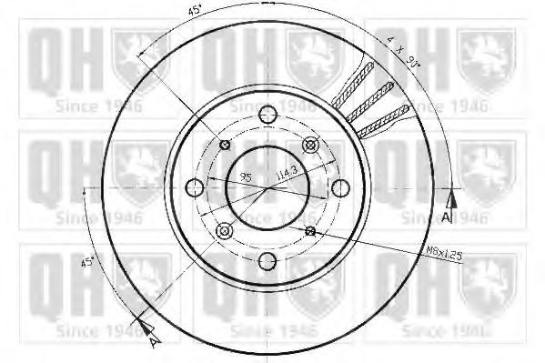 Тормозной диск AE ADH24331