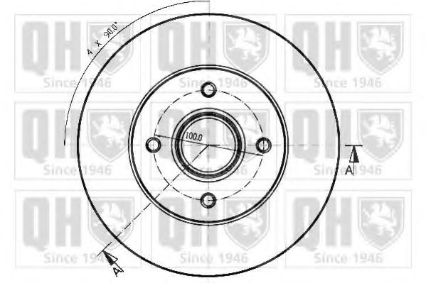 Тормозной диск BRAKE PARTS INC. 955235