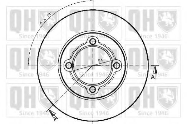 Тормозной диск AE ADM54323