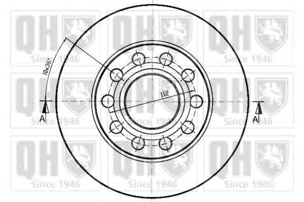 Тормозной диск METZGER 1010656