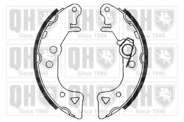 Комплект тормозных колодок QUINTON HAZELL BS774