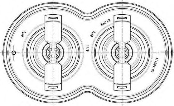 Термостат, охлаждающая жидкость BEHR 215985