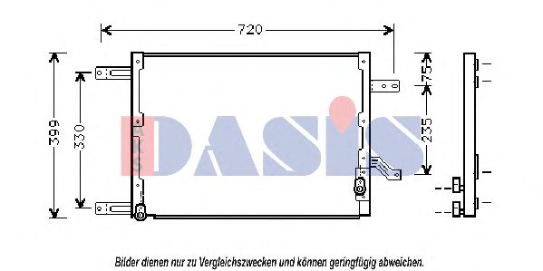 Конденсатор, кондиционер AKS DASIS 012290N