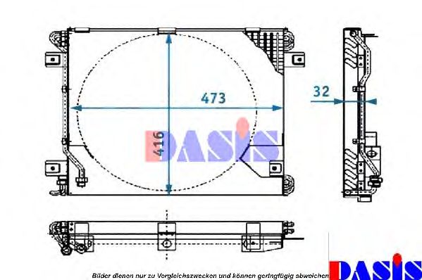 Конденсатор, кондиционер AKS DASIS 051910N