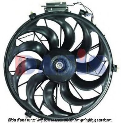 Вентилятор, охлаждение двигателя AKS DASIS BW7517