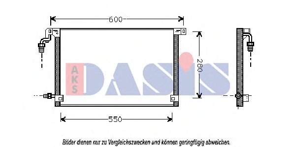 Конденсатор, кондиционер AKS DASIS 062360N