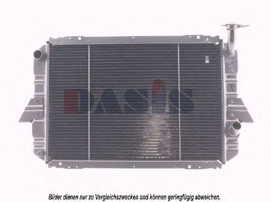 Радиатор, охлаждение двигателя NISSENS 62910