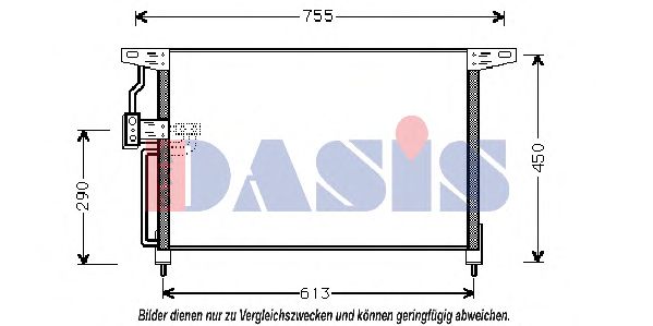 Конденсатор, кондиционер AKS DASIS 152650N