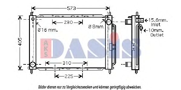 модуль охлаждения AKS DASIS 180078N