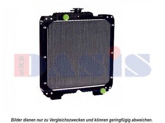 Радиатор, охлаждение двигателя AKS DASIS 440627N