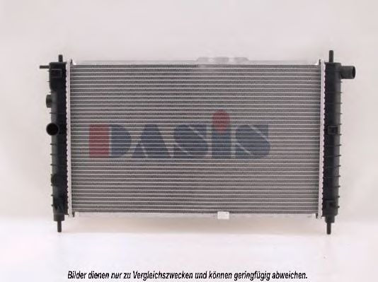 Радиатор, охлаждение двигателя AKS DASIS 96144847