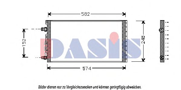 Конденсатор, кондиционер AKS DASIS 546200N