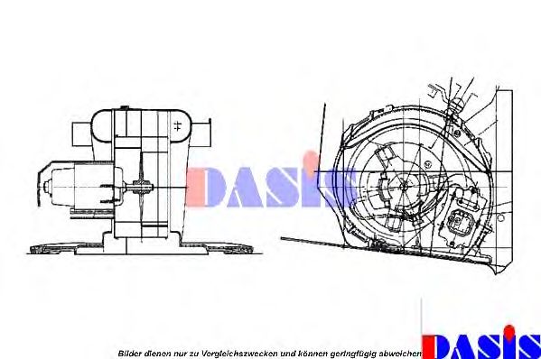 Вентилятор салона AKS DASIS 740492N