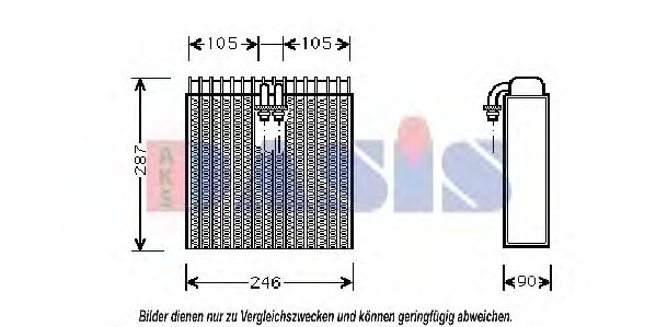 Испаритель, кондиционер AKS DASIS 820224N