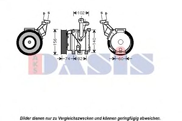 Компрессор, кондиционер AKS DASIS 850563N