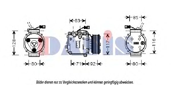 Компрессор, кондиционер AKS DASIS 851388N