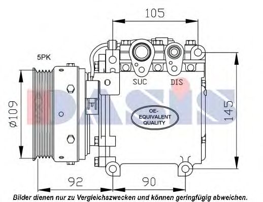 Компрессор, кондиционер AKS DASIS 851647N