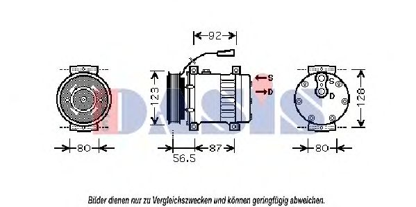 Компрессор, кондиционер AKS DASIS 851875N