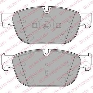 Комплект тормозных колодок, дисковый тормоз DELPHI LP2198