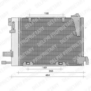 Конденсатор, кондиционер DELPHI TSP0225221