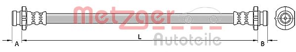 Тормозной шланг METZGER 4110851