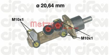 Главный тормозной цилиндр METZGER 202-044