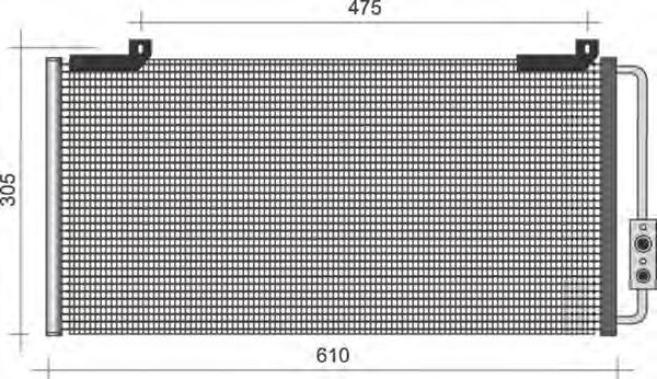 Конденсатор, кондиционер MAGNETI MARELLI 350203447000