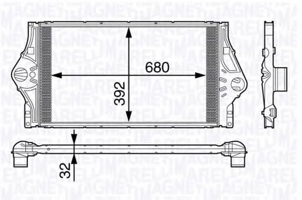 Интеркулер MAGNETI MARELLI 351319201870