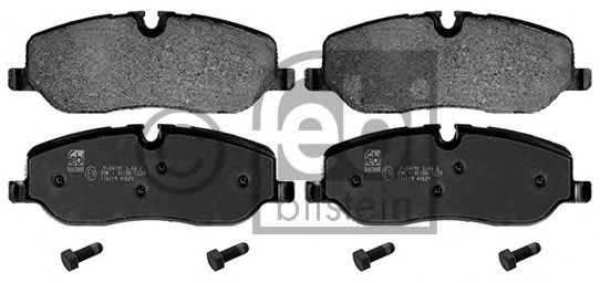 Комплект тормозных колодок, дисковый тормоз FEBI BILSTEIN 116119