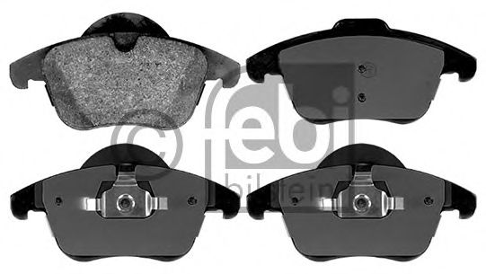 Комплект тормозных колодок, дисковый тормоз FEBI BILSTEIN 116123