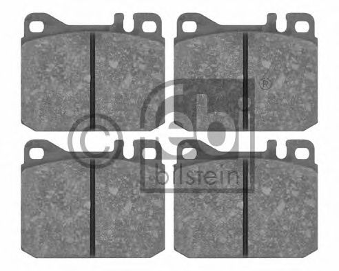 Комплект тормозных колодок, дисковый тормоз FEBI BILSTEIN 16057