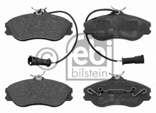 Комплект тормозных колодок, дисковый тормоз FEBI BILSTEIN 16062