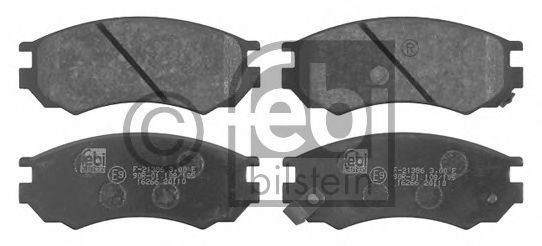 Комплект тормозных колодок, дисковый тормоз FEBI BILSTEIN 16266