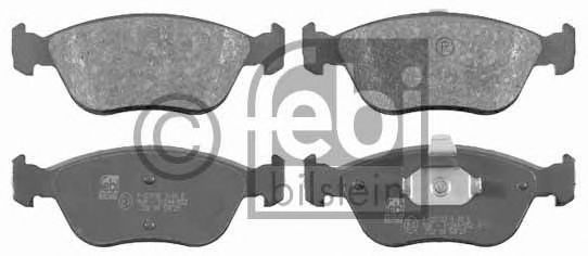 Комплект тормозных колодок, дисковый тормоз FEBI BILSTEIN 16506