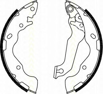 Комплект тормозных колодок TRISCAN 8100 18009