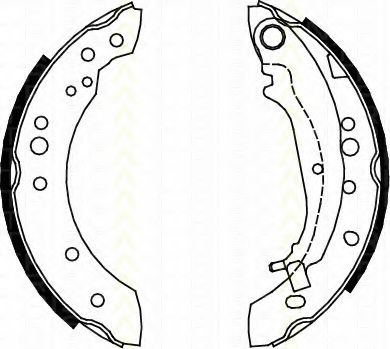 Комплект тормозных колодок TRISCAN 8100 42020