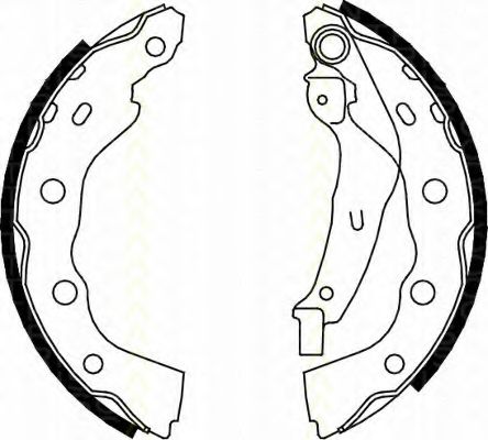 Комплект тормозных колодок TRISCAN 8100 42628