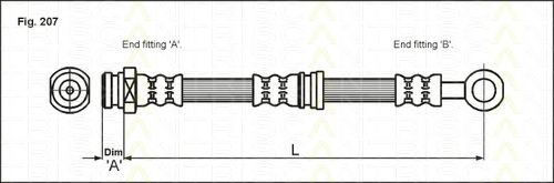 Тормозной шланг TRISCAN 8150 42112