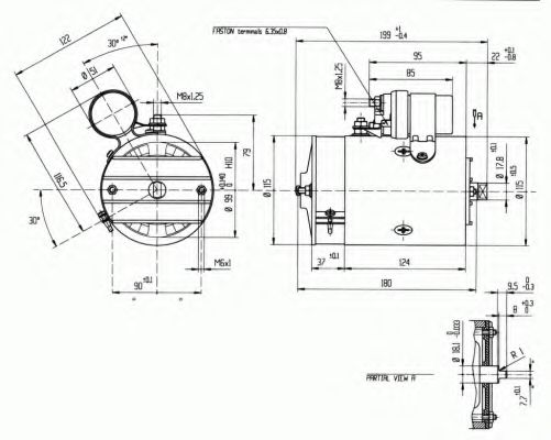 Электродвигатель DELCO REMY 19024653